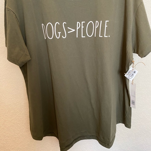 Rae Dunn~Plus Posher~ DoG Lovers T-shirt - Picture 2 of 4